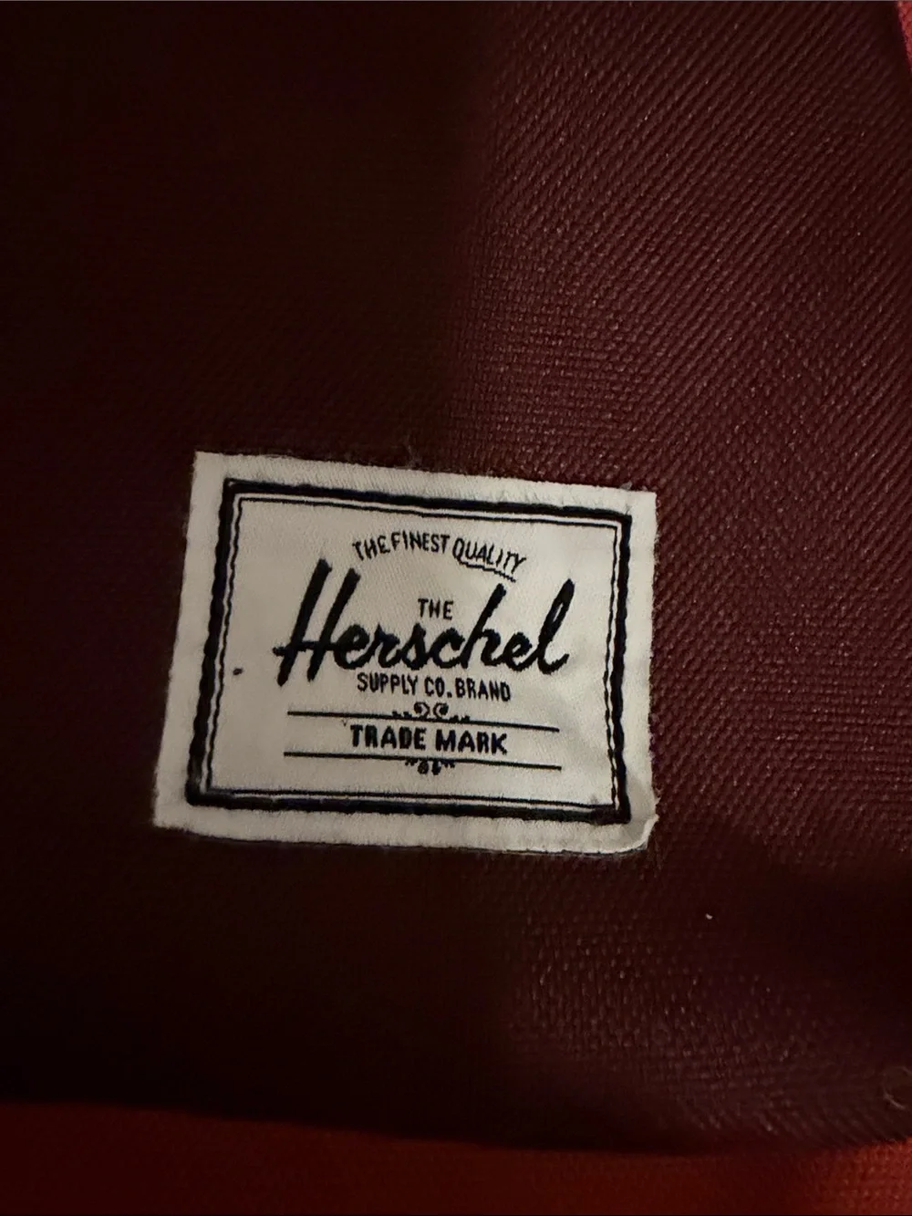 Herschel Red & Brown Backpack
